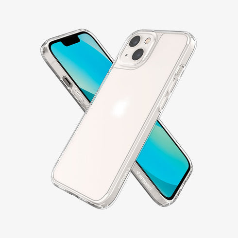 ACS03214 - iPhone 13 Pro Max Case Quartz Hybrid in crystal clear showing the back
